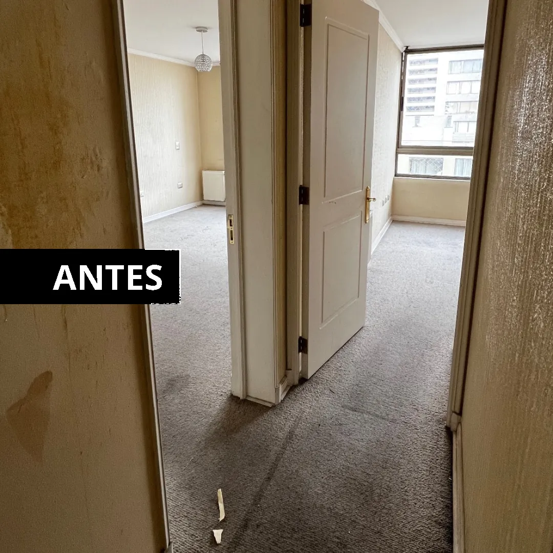 Santo Domingo, pintura y piso, antes